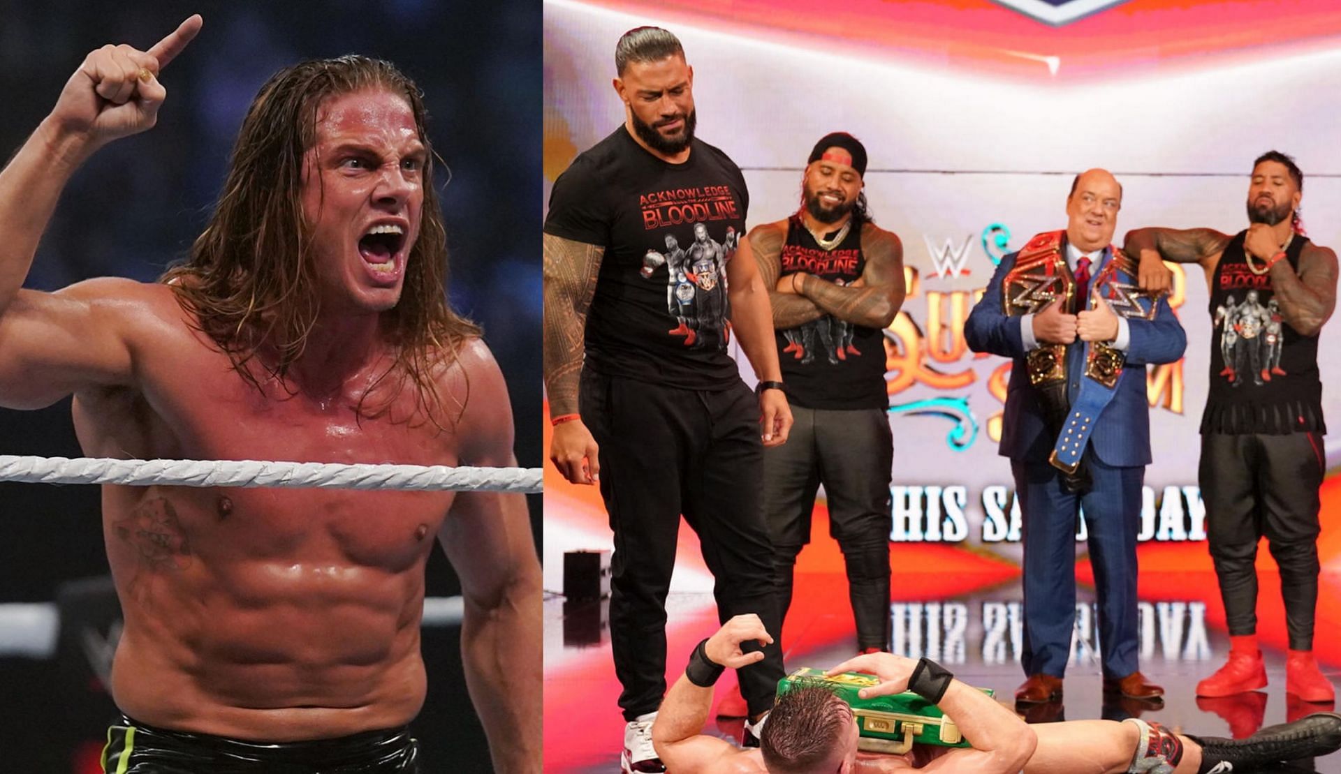 WWE में मैट रिडल और ब्लडलाइन की दुश्मनी बेहतरीन रही है 