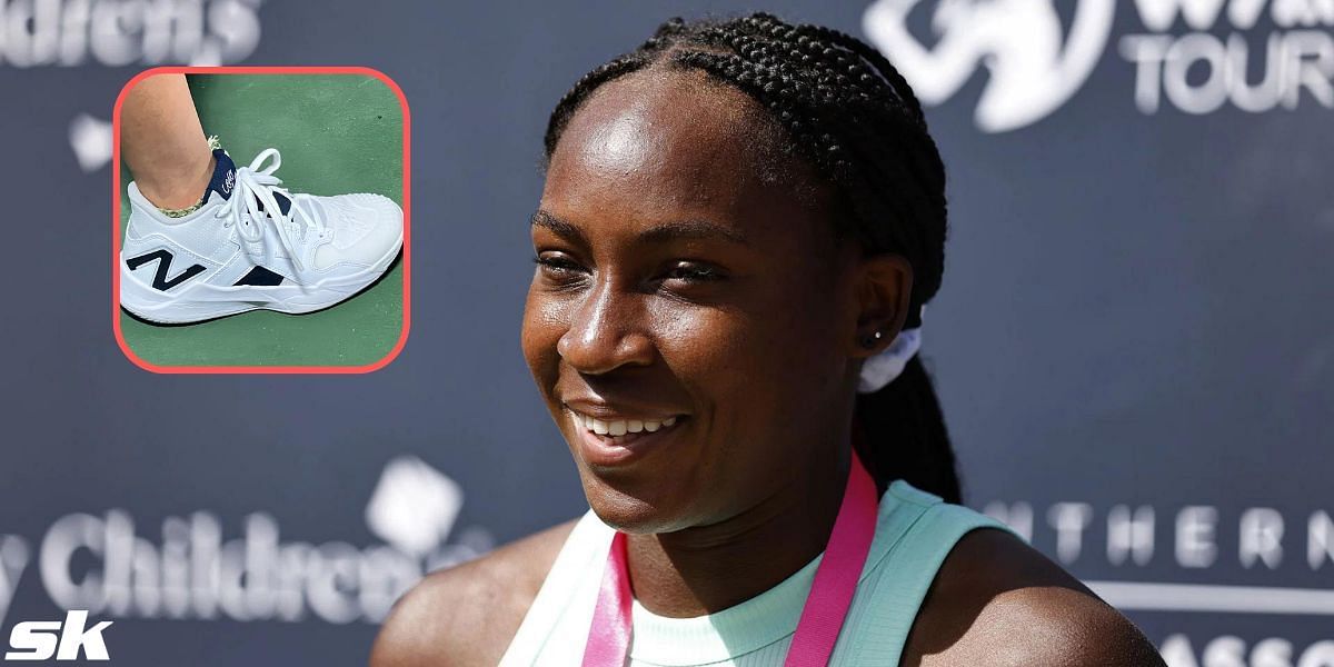 Coco Gauff Gifts New Balance Shoes To Ball Kids Crew At Billie Jean 