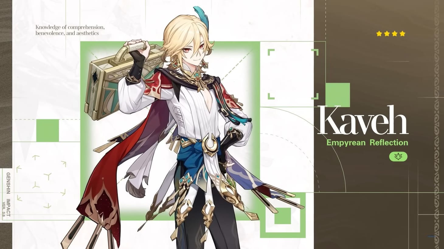 Genshin Impact Kaveh Builds, ascension materials, talent priority, and