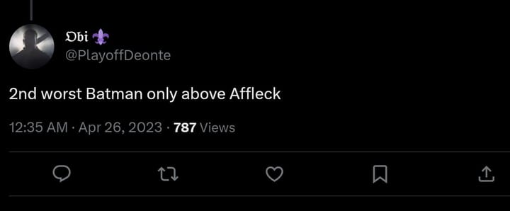 A tweet reply to DF's post (Image via Twitter)