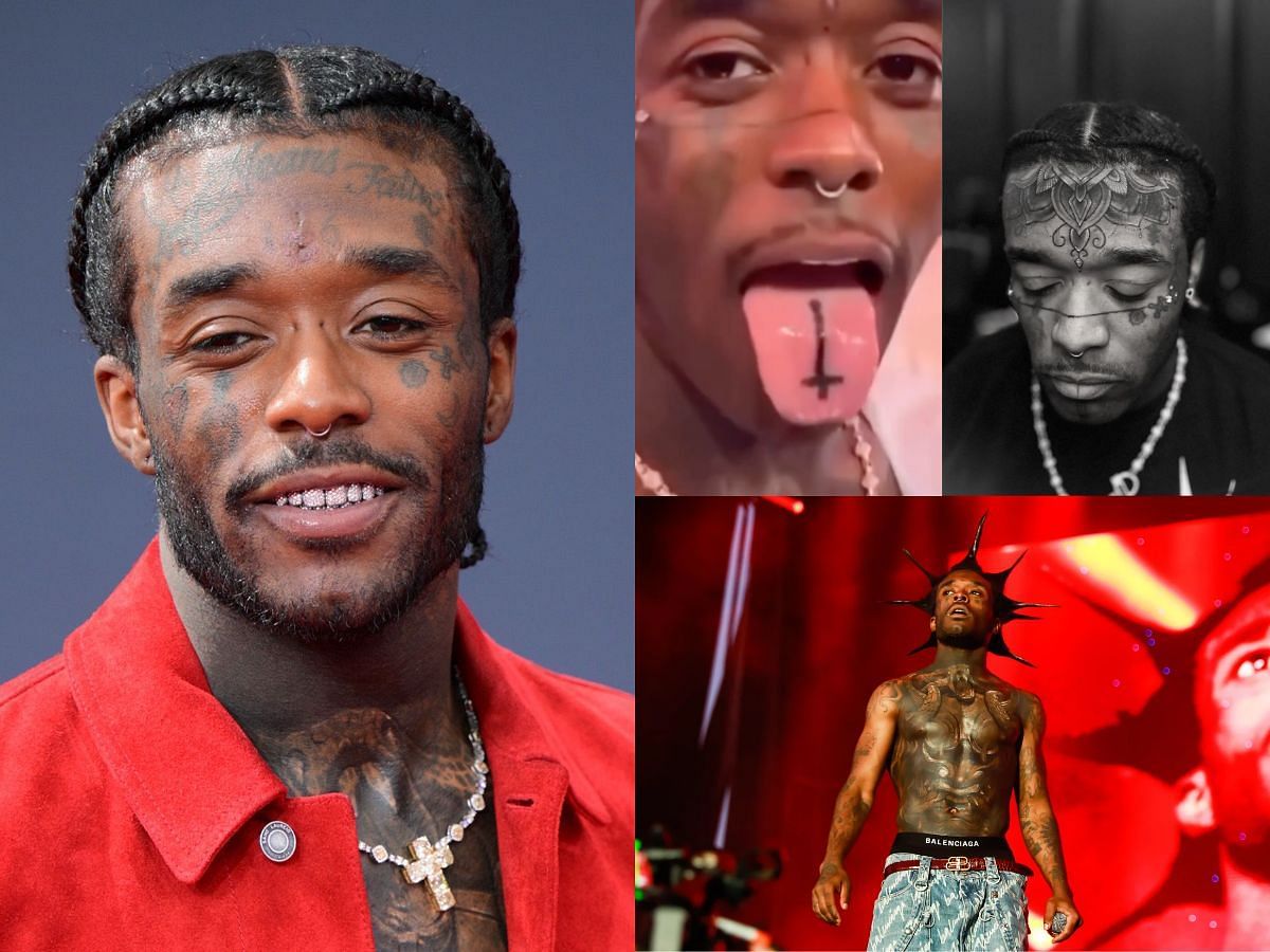 Lil Uzi Vert Dragged Over New Facial And Tongue Tattoos A Devout Satanist