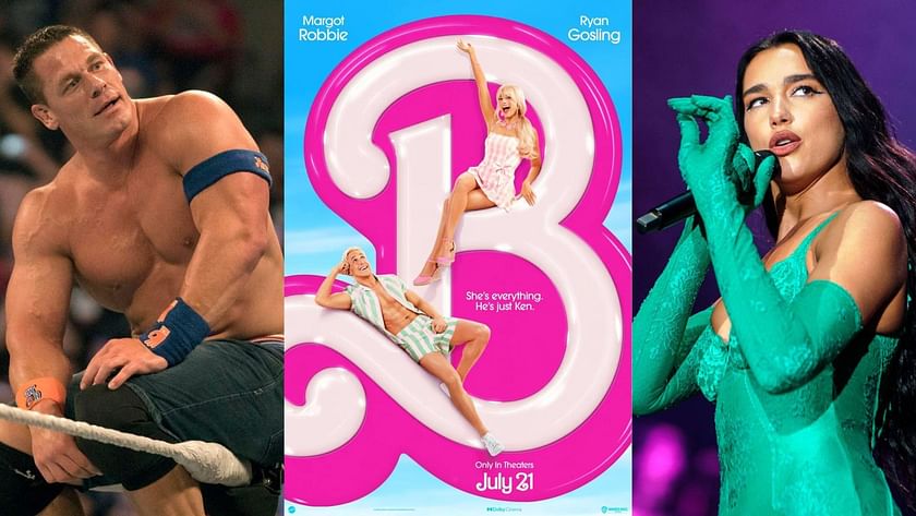 What is Cena's official role in the Barbie movie? on the WWE star's part alongside Dua Lipa