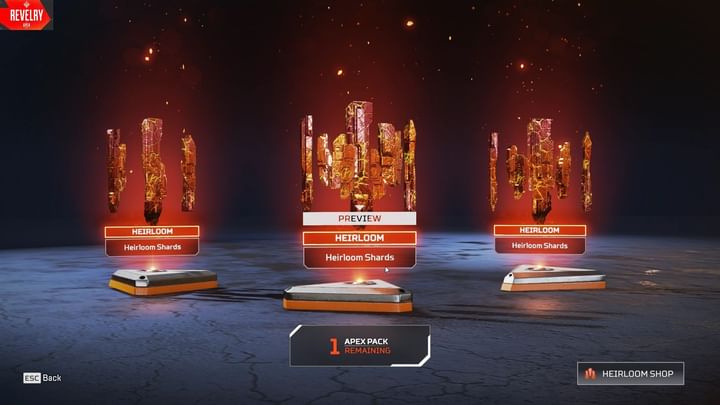 Fragmentos heredados en Apex Legends (Imagen a través de Respawn Entertainment)
