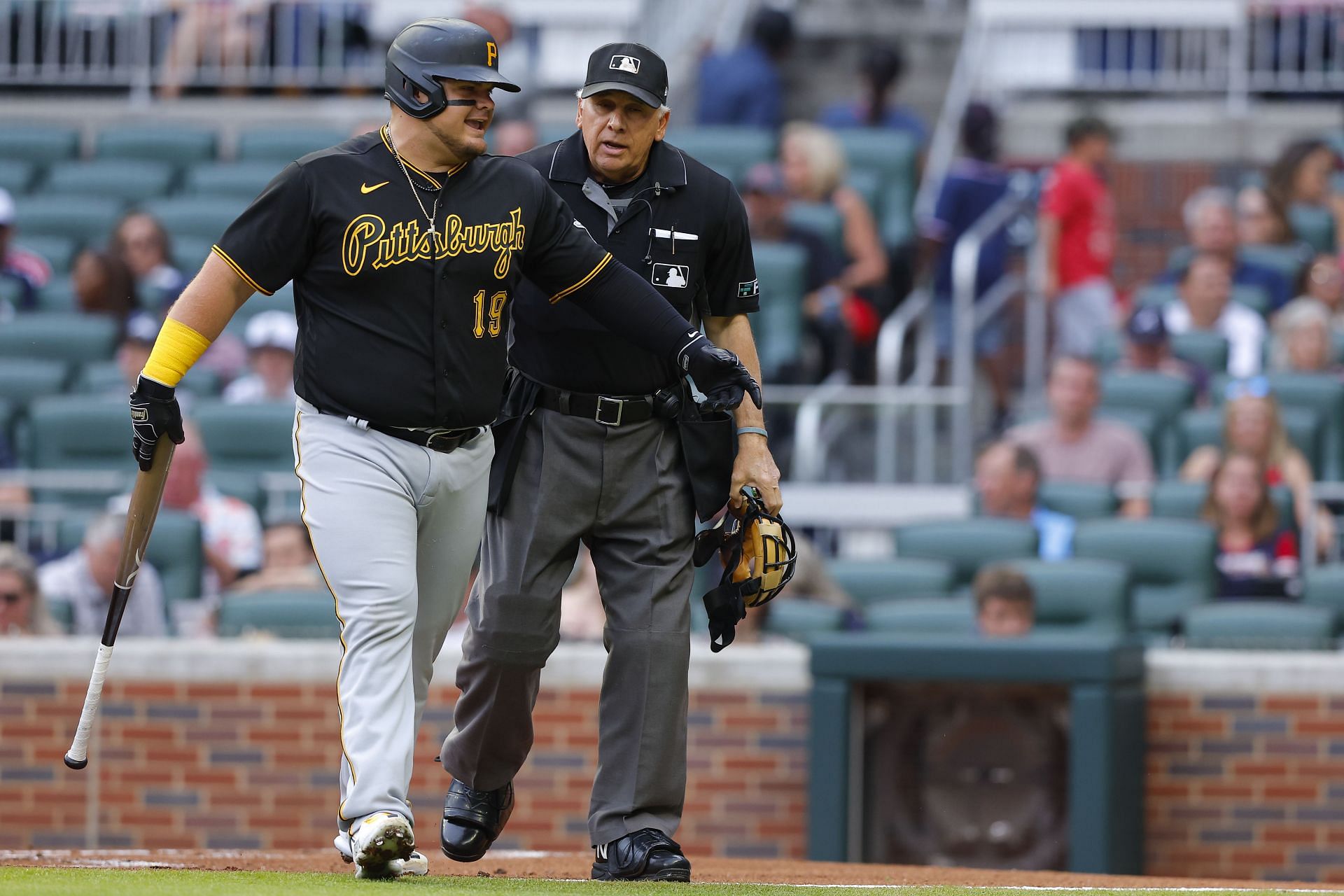 Who is the MLB umpire hit by ball during Yankees game? 67-year-old at wrong end of rocket throw