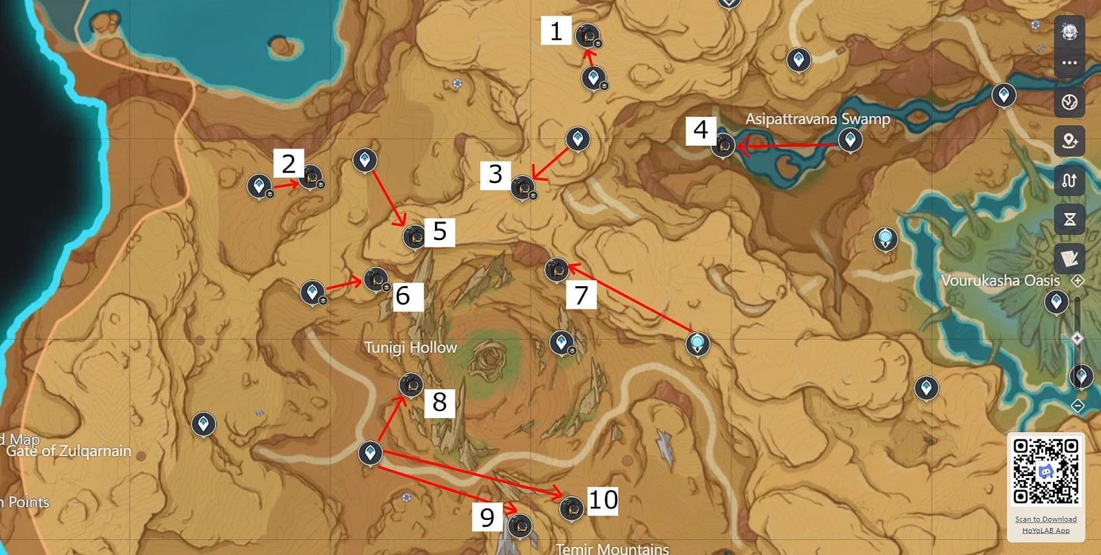 Pale Fire Genshin Impact quest guide: Fravashi tree locations and How ...