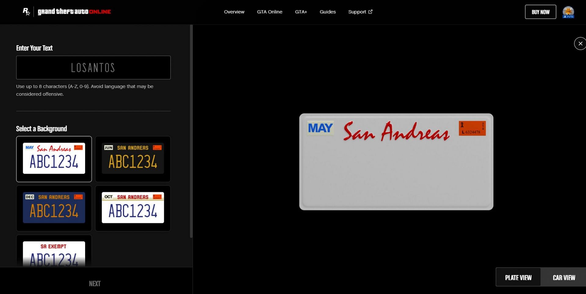 GTA Online Custom License Plate Creator is finally out Link, how to