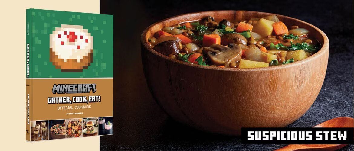 Minecraft official cookbook announced, featuring Cake, Suspicious Stew