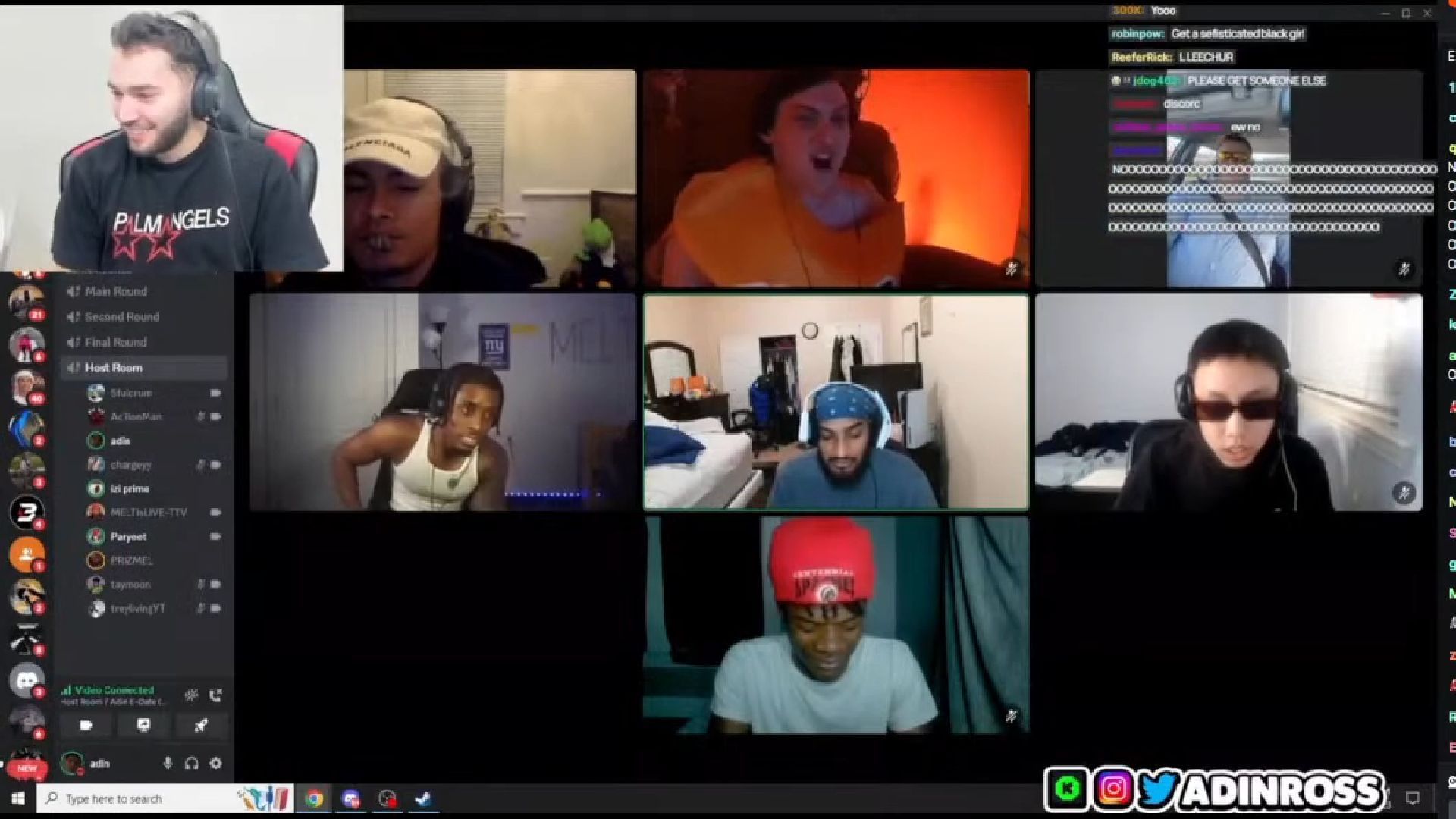 Woman abruptly leaves Adin Ross&rsquo; dating show after allegedly becoming