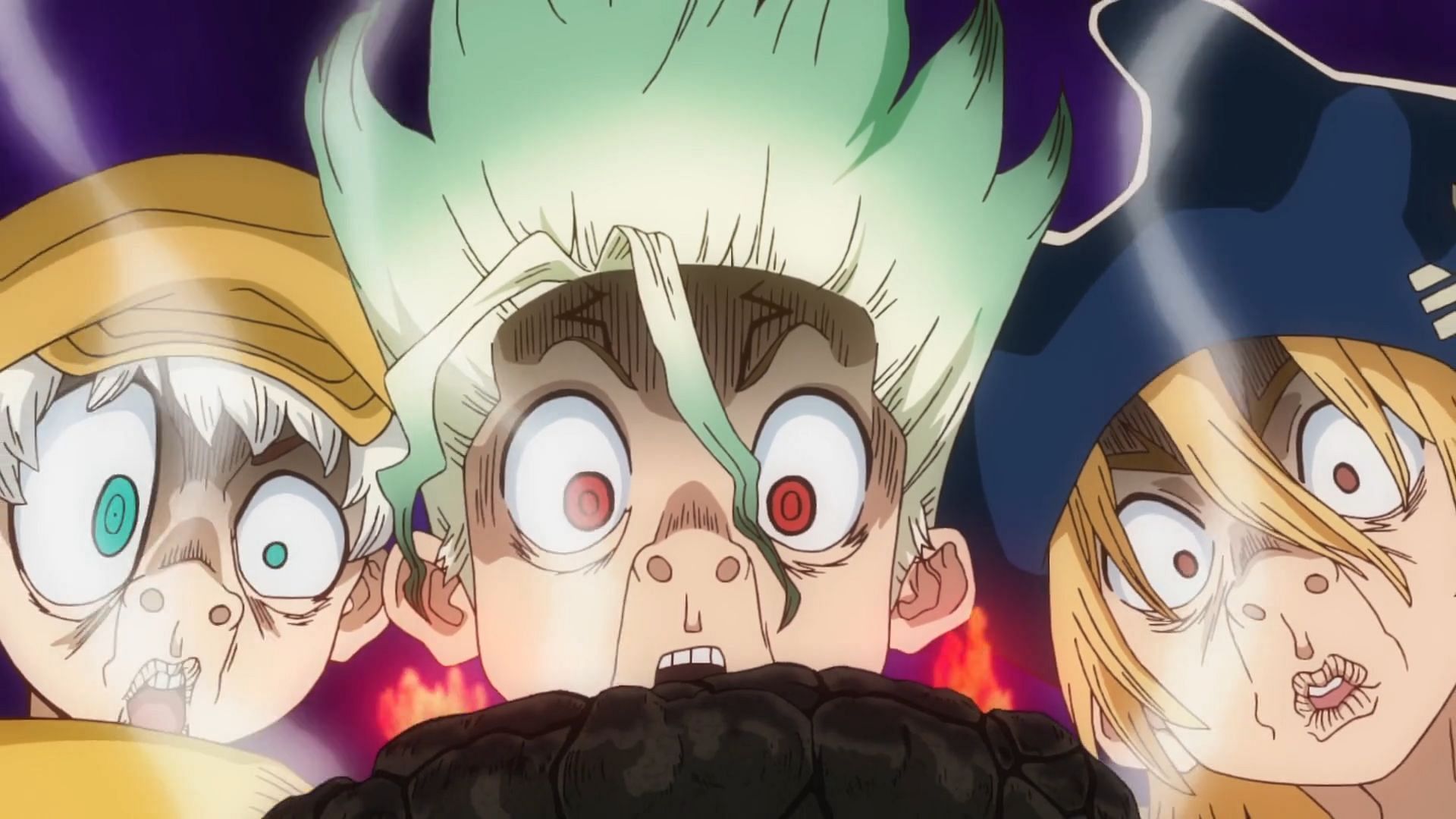 Dr Stone season 3 episode 7 A horror unfolds on Treasure Island Kingdom  of Science gains a new addition