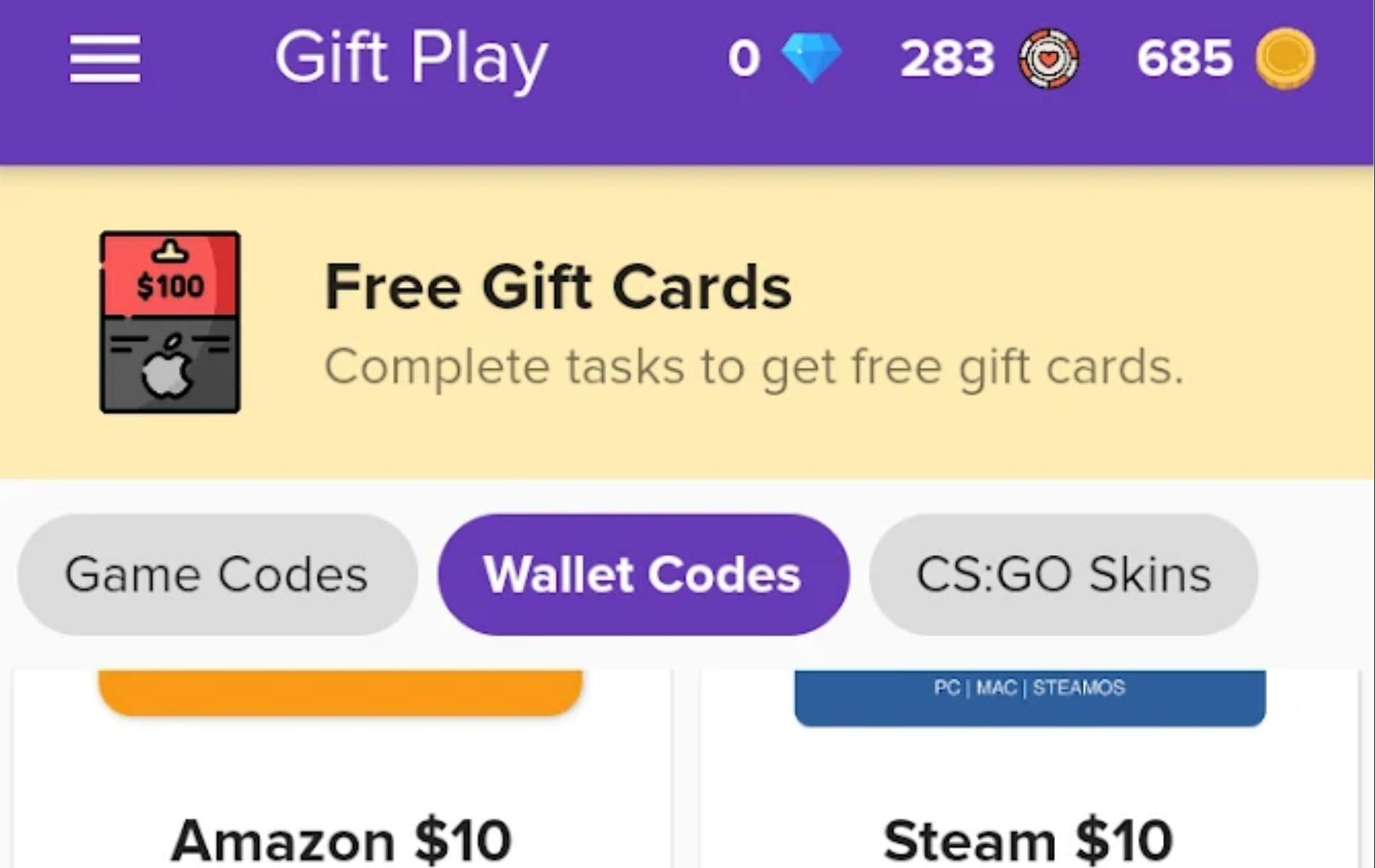 Gift Play (Image via Google Play Store)