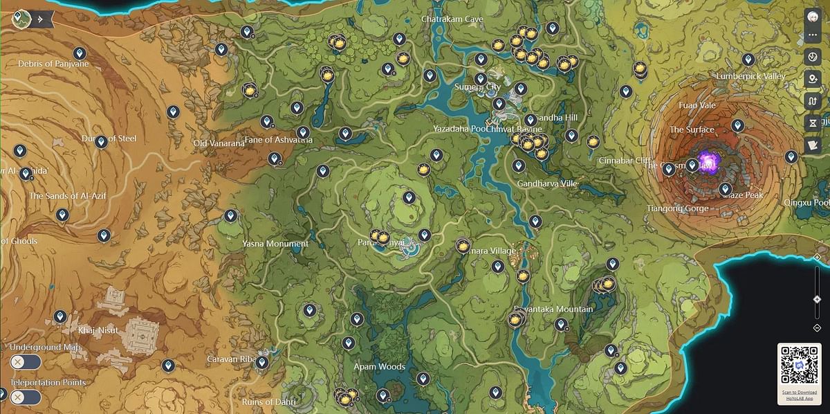 Genshin Impact Nilotpala lotus locations with the quickest farming routes