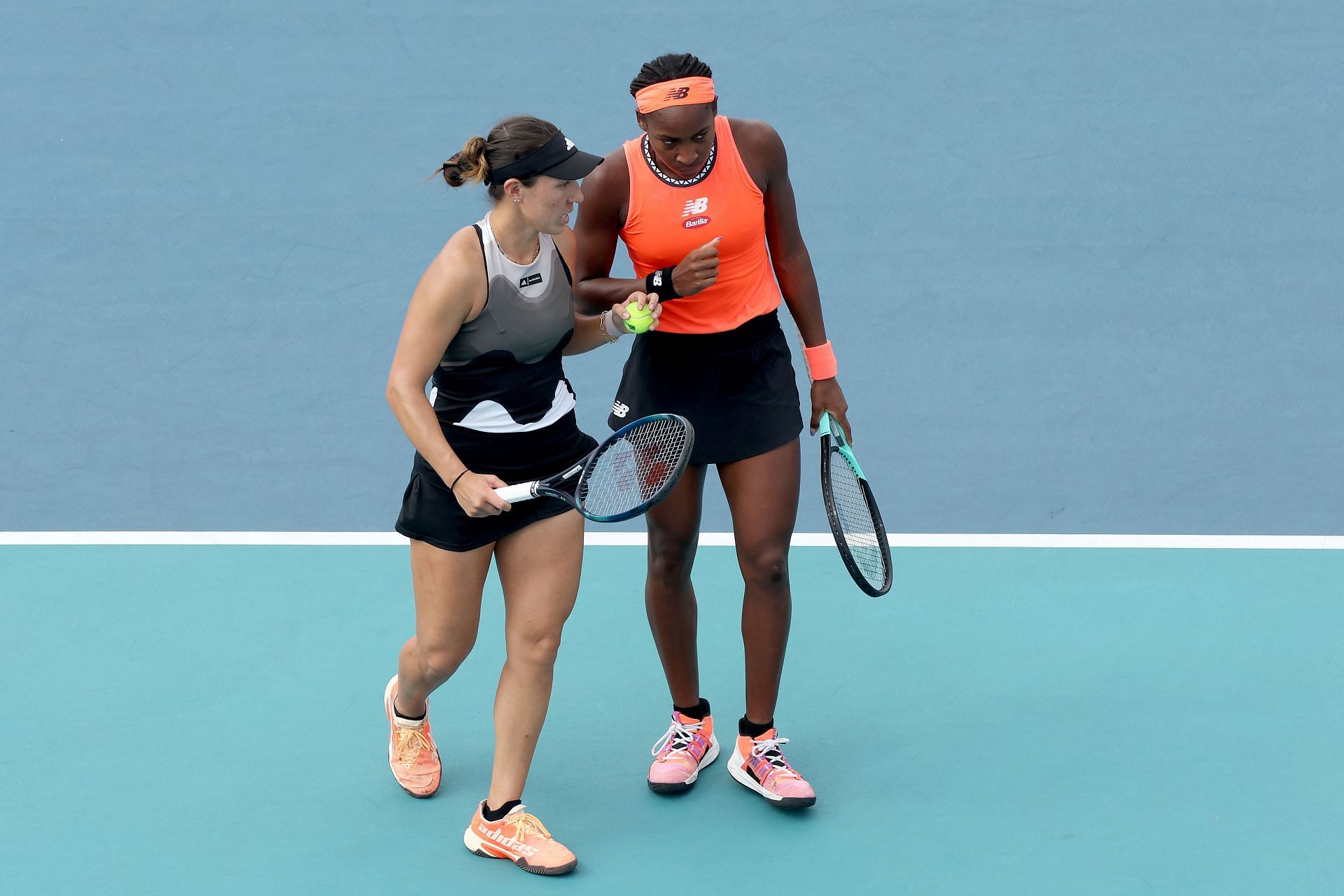 Coco Gauff "I'm more fiery, Jessica Pegula is more cool"