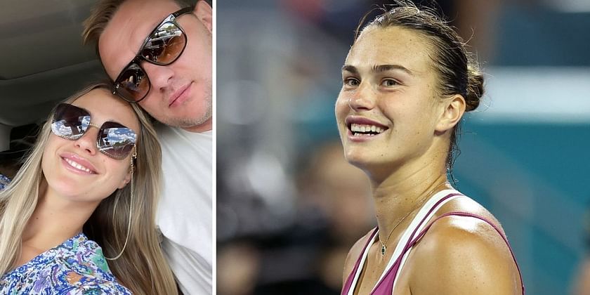Aryna Sabalenka enjoys practice session with boyfriend Konstantin