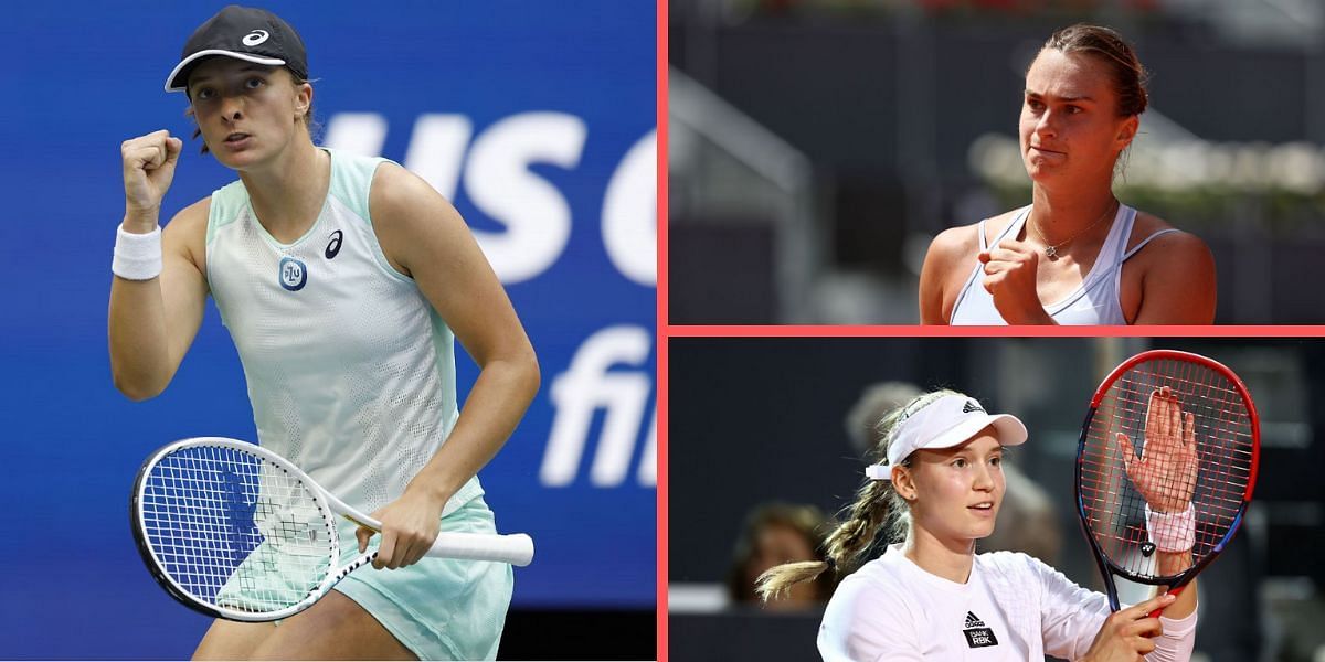 Iga Swiatek, Aryna Sabalenka and Elena Rybakina are the top three seeds at the French Open