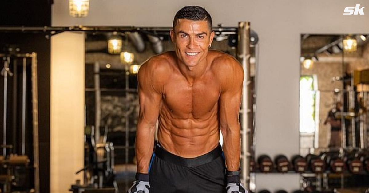 Cristiano Ronaldo shares snap from home workout drill