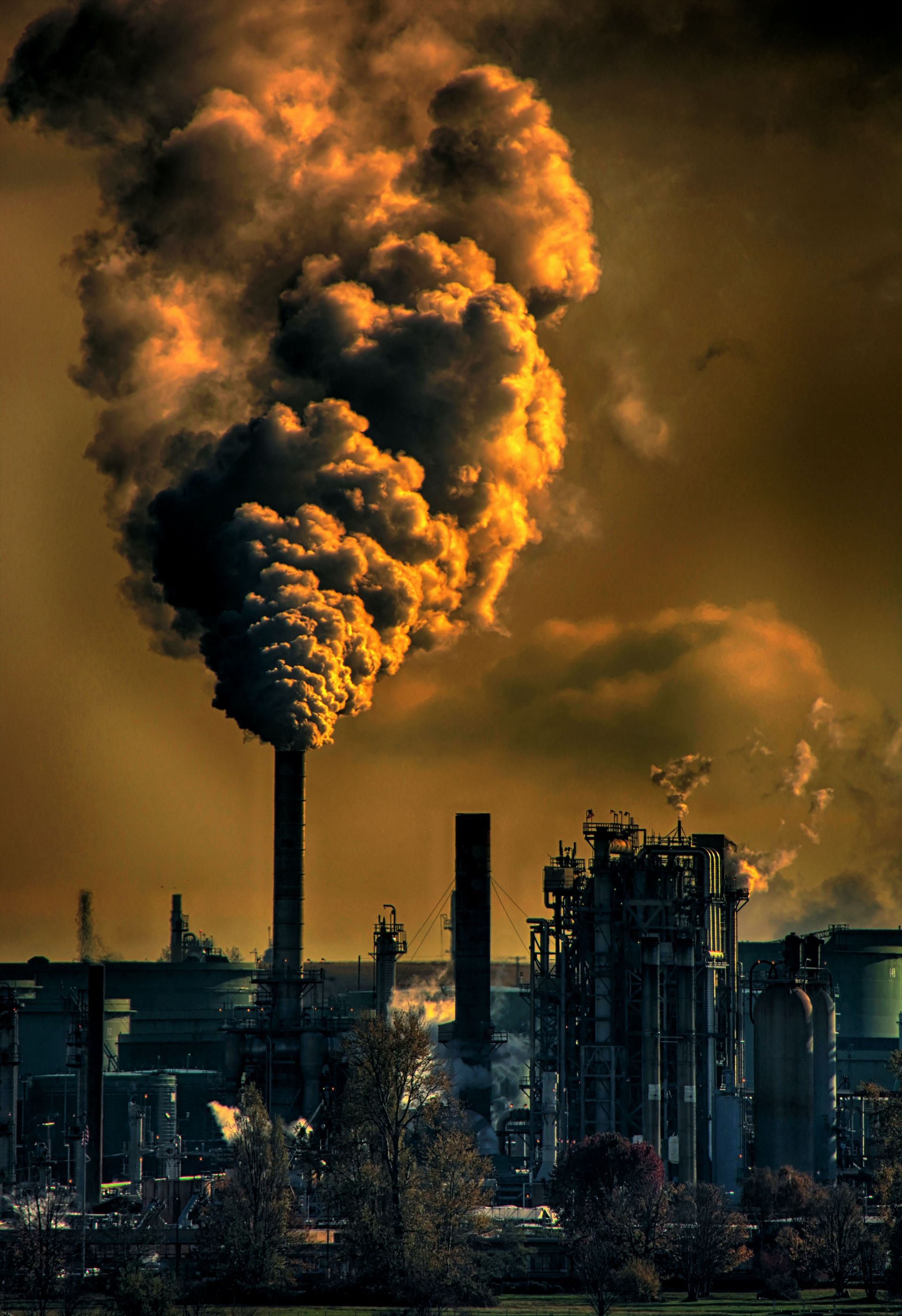 Air pollution refers to the presence of harmful substances in the air. (Image via Pexels)