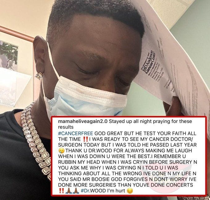 What kind of cancer did Boosie have? Rapper shares update years after