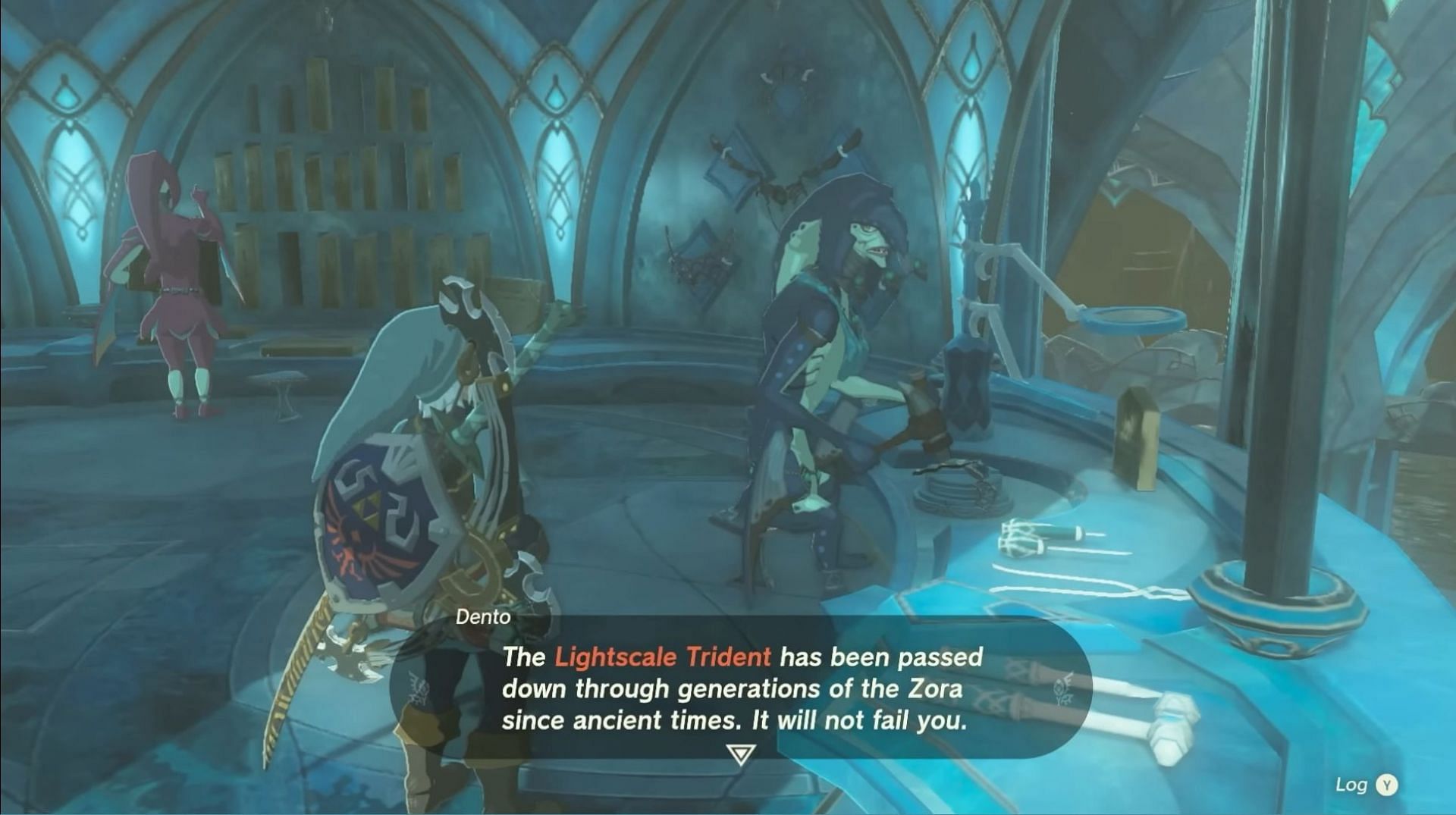 Dento giao nhiệm vụ cho bạn mang cho anh ta ba nguyên liệu (Hình ảnh qua The Legend of Zelda Tears of the Kingdom)