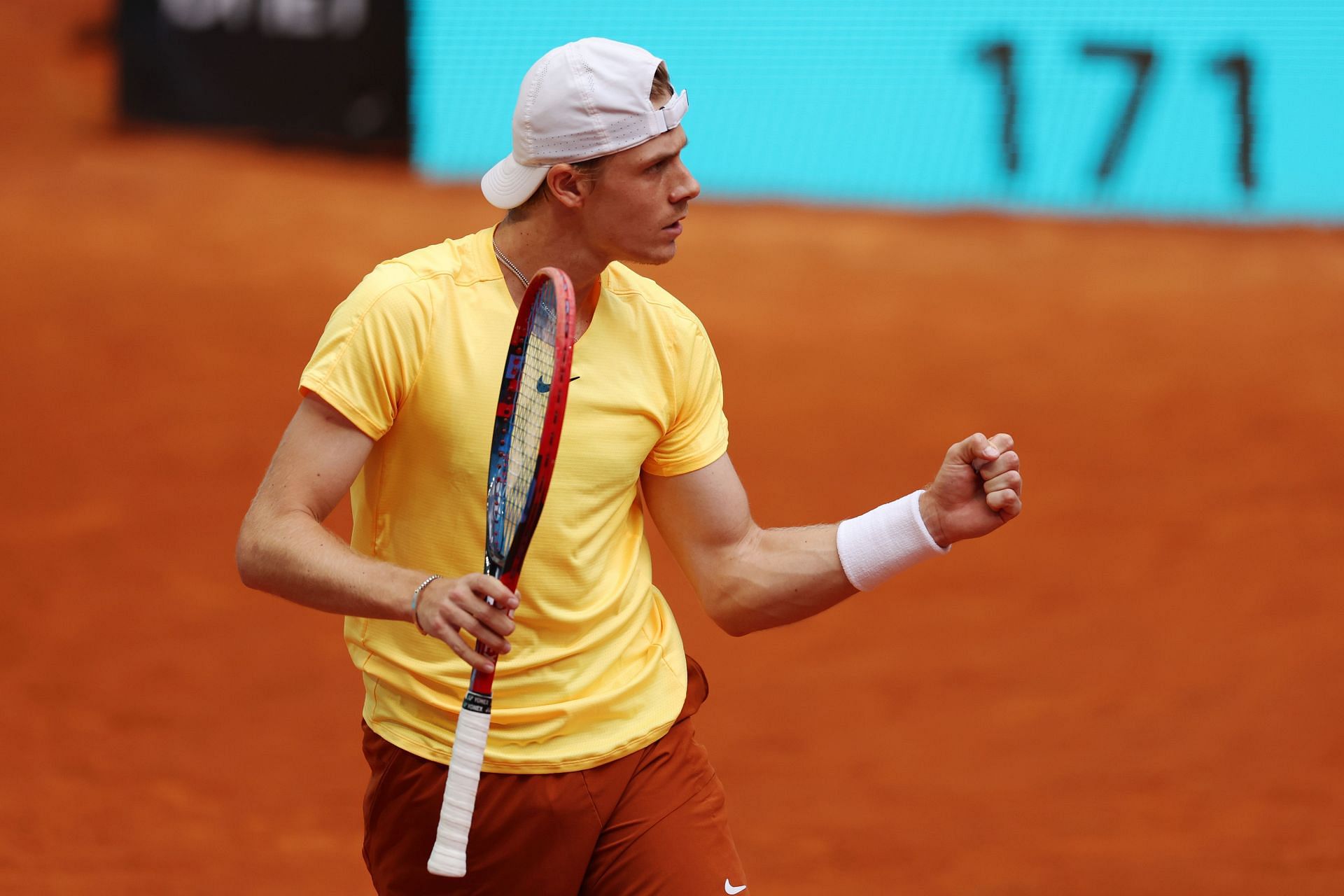 Denis Shapovalov tại Madrid Mở rộng 2023.