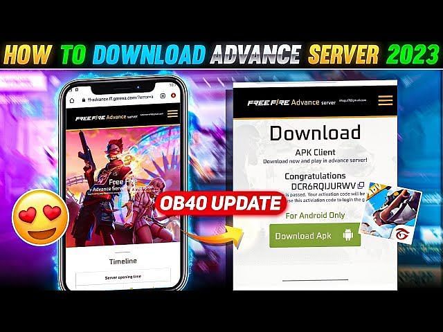 free fire advanced server registration