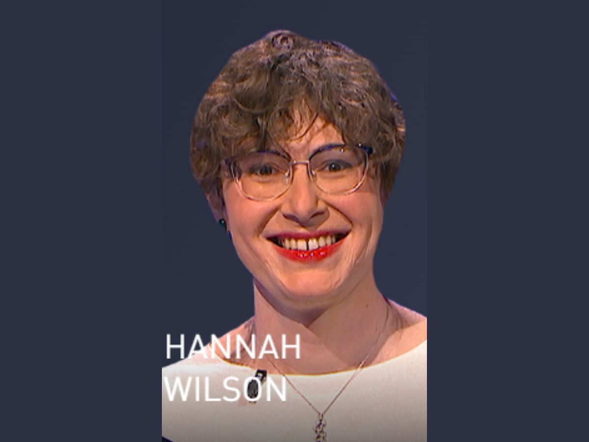Hannah Wilson: Tonight&#039;s winner (Image via jeopardy.com)