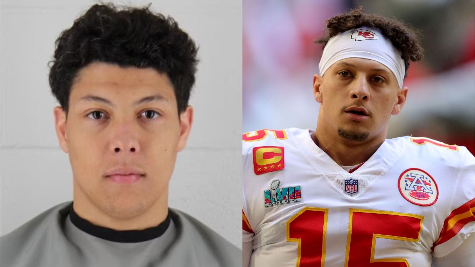 Jackson Mahomes slapped with 100,000 bond, booked into Johnson County