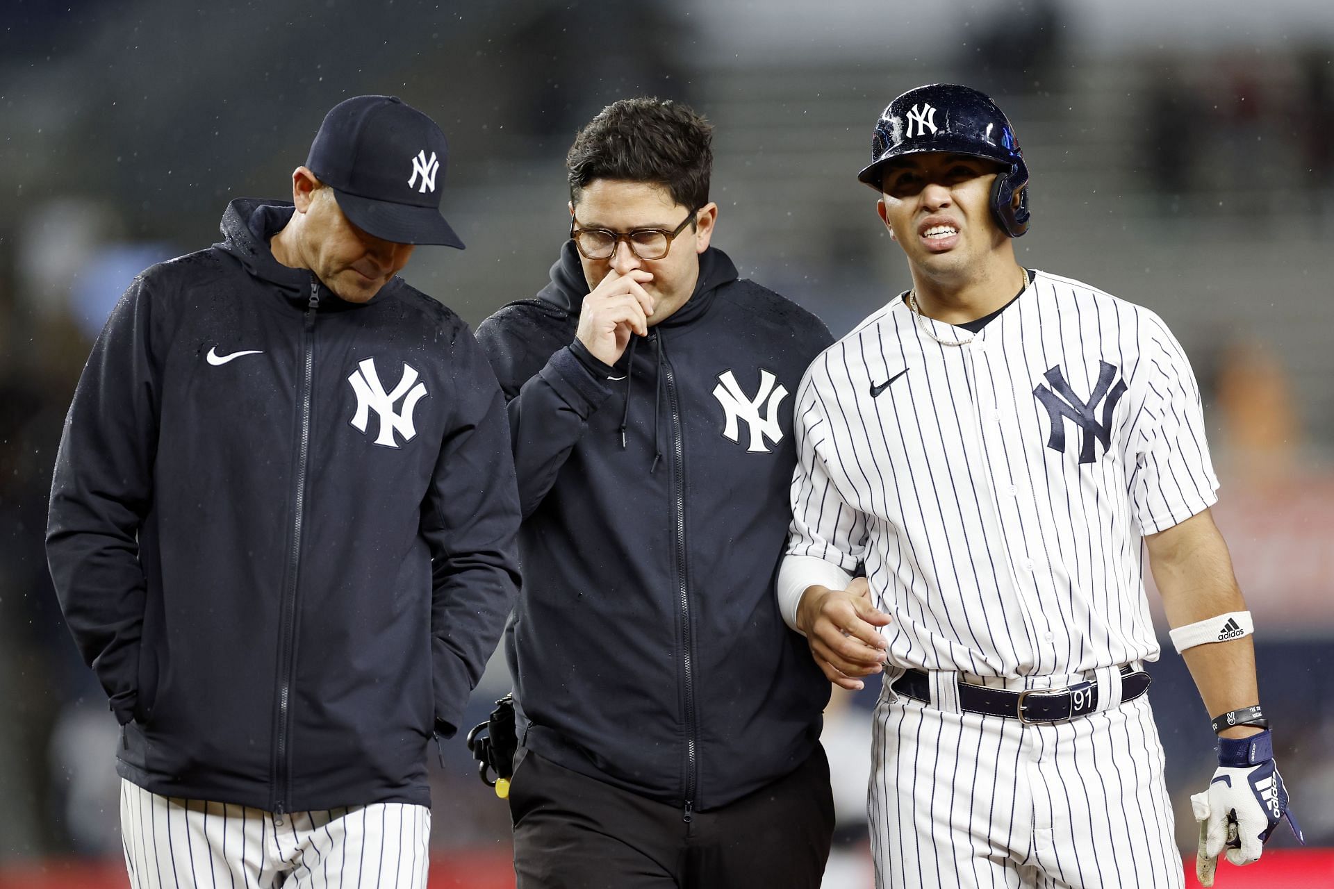 New York Yankees Fans Agitated As Infielder Oswald Peraza Heads To IL ...