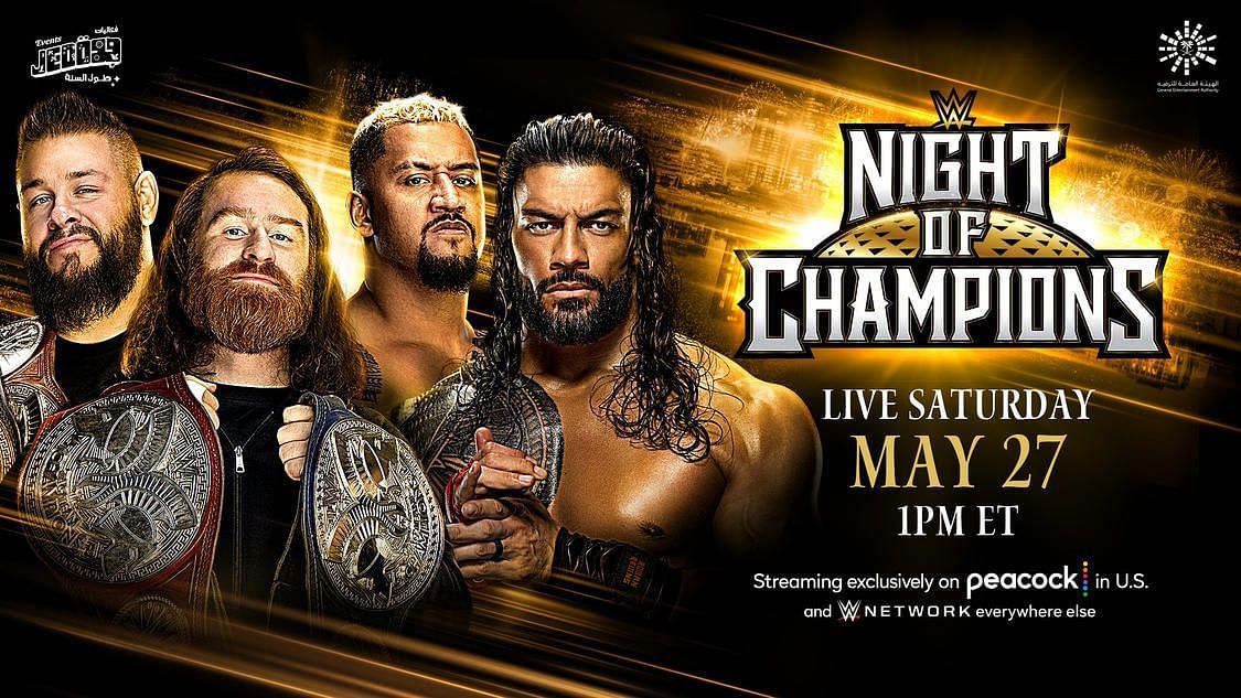 WWE Night of Champions के लिए धमाकेदार मैच बुक कर दिया है गया है 