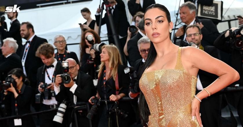 Cristiano Ronaldo's girlfriend Georgina Rodriguez hits Cannes red carpet in  shiny golden attire, shares picture