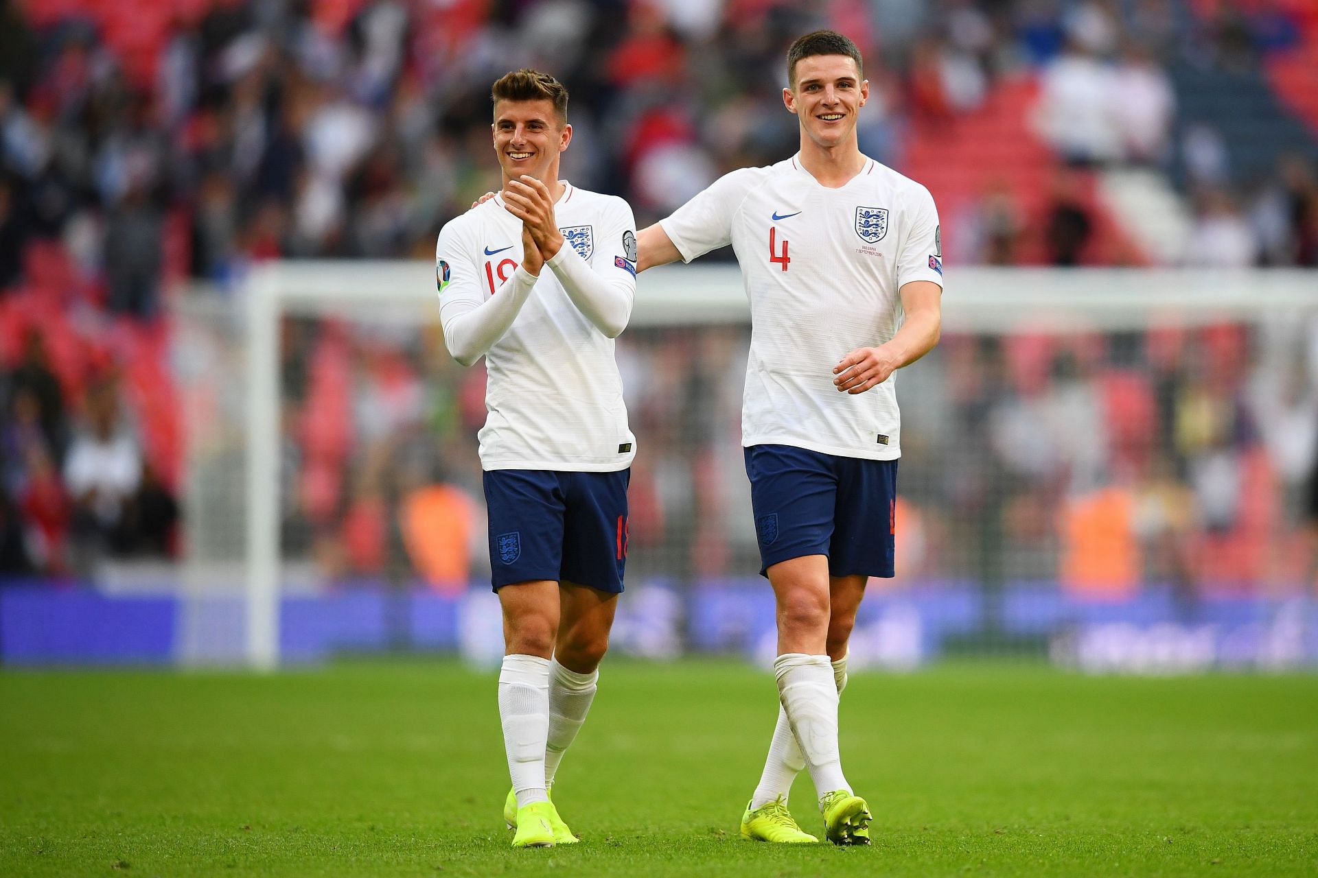 Manchester United want Mason Mount (left) and Declan Rice.
