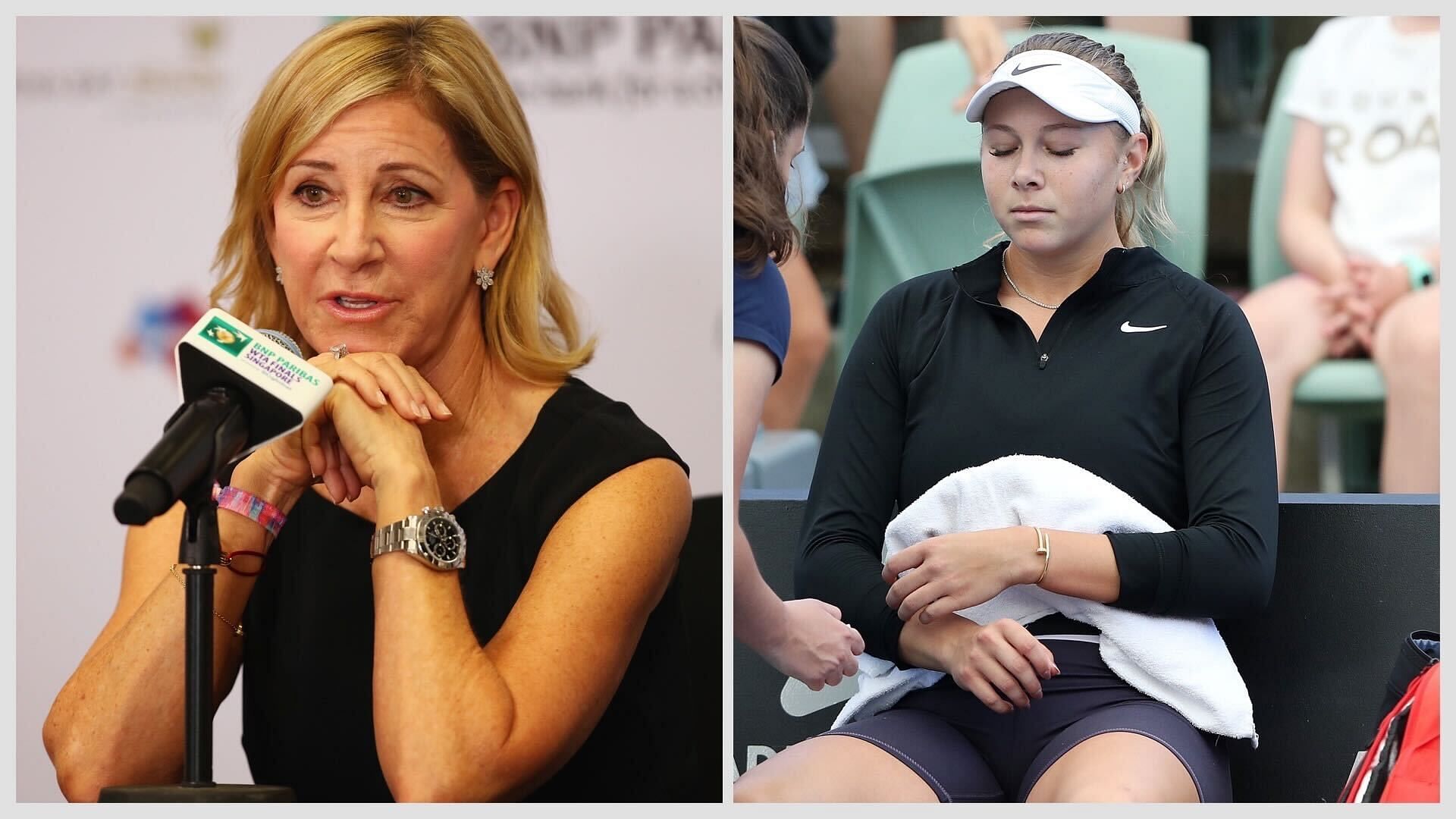 Chris Evert highlights harsh reality of tennis as Amanda Anisimova announces mental health break