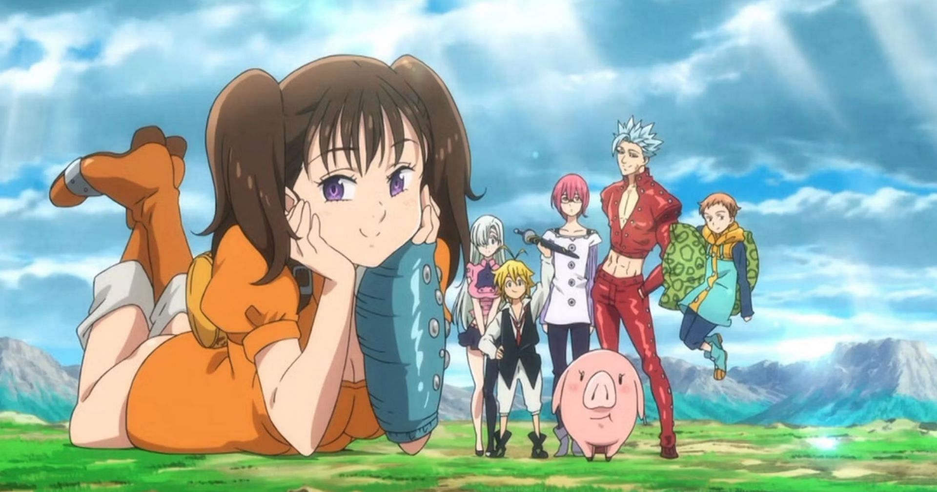 The group in the anime (image via Studio Deen)
