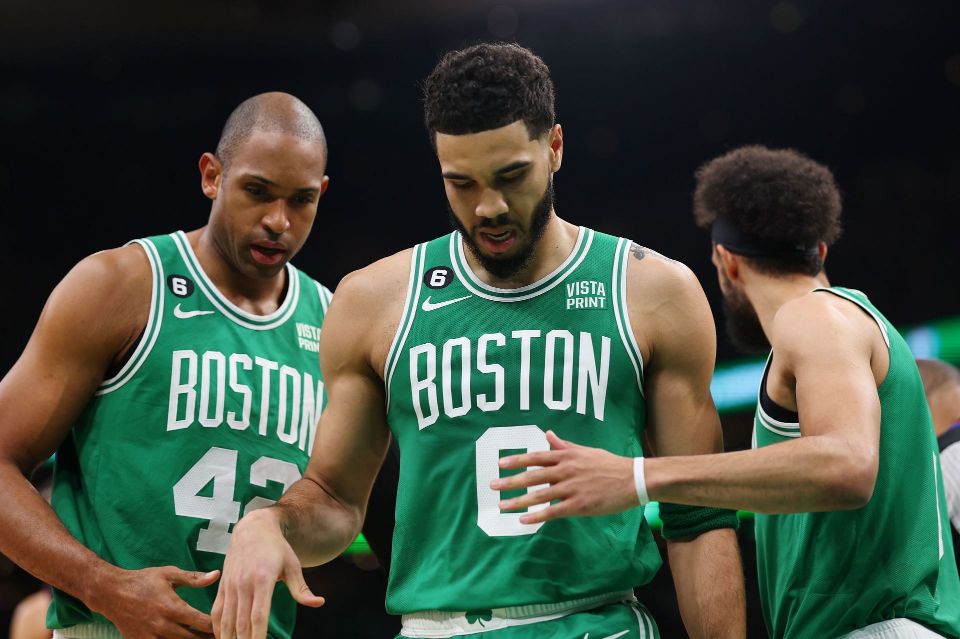 Watch: Jayson Tatum rolls his ankle on the first play of NBA Eastern ...