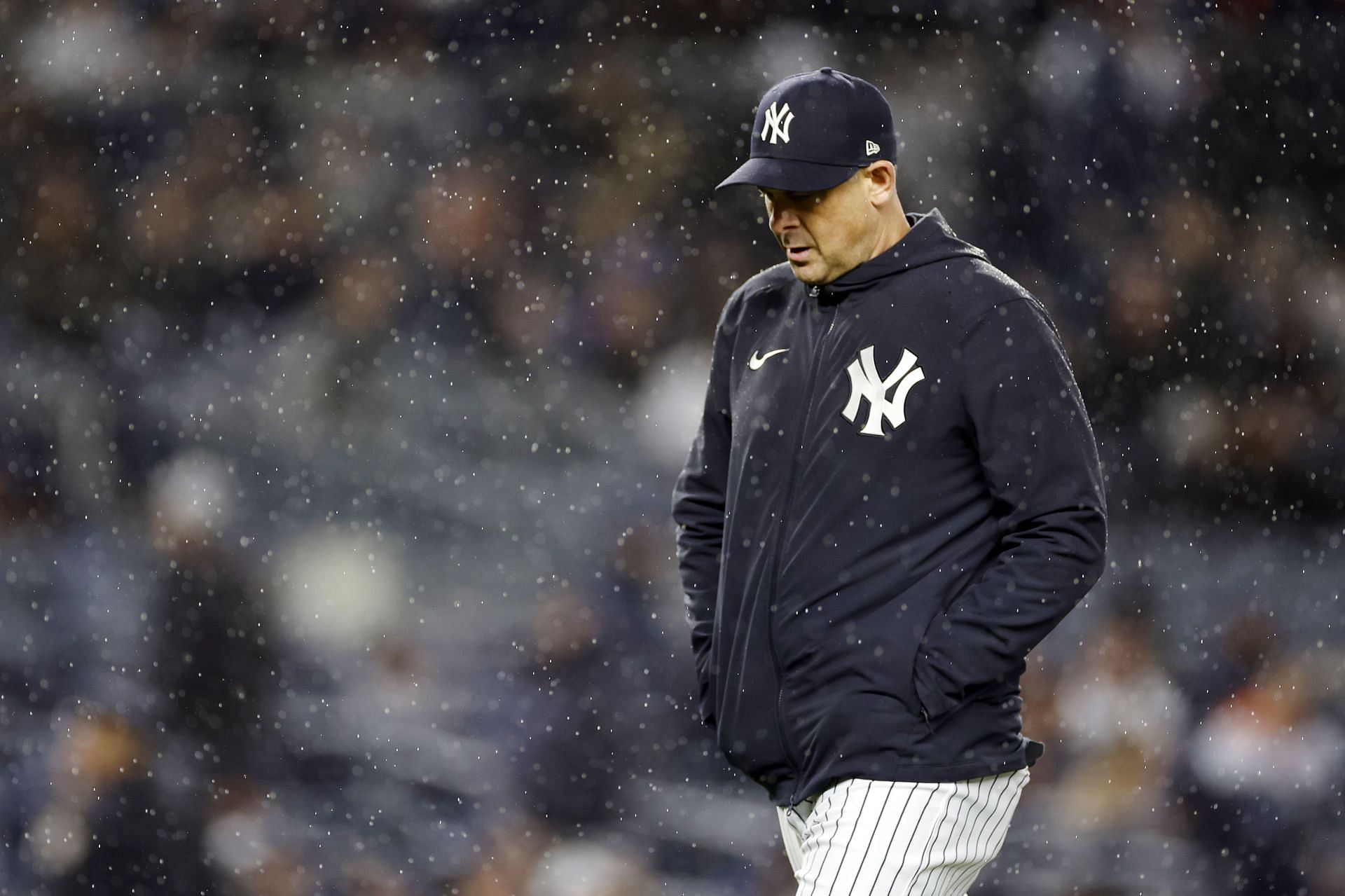 Aaron Boone also said he wants to stay out of the game.