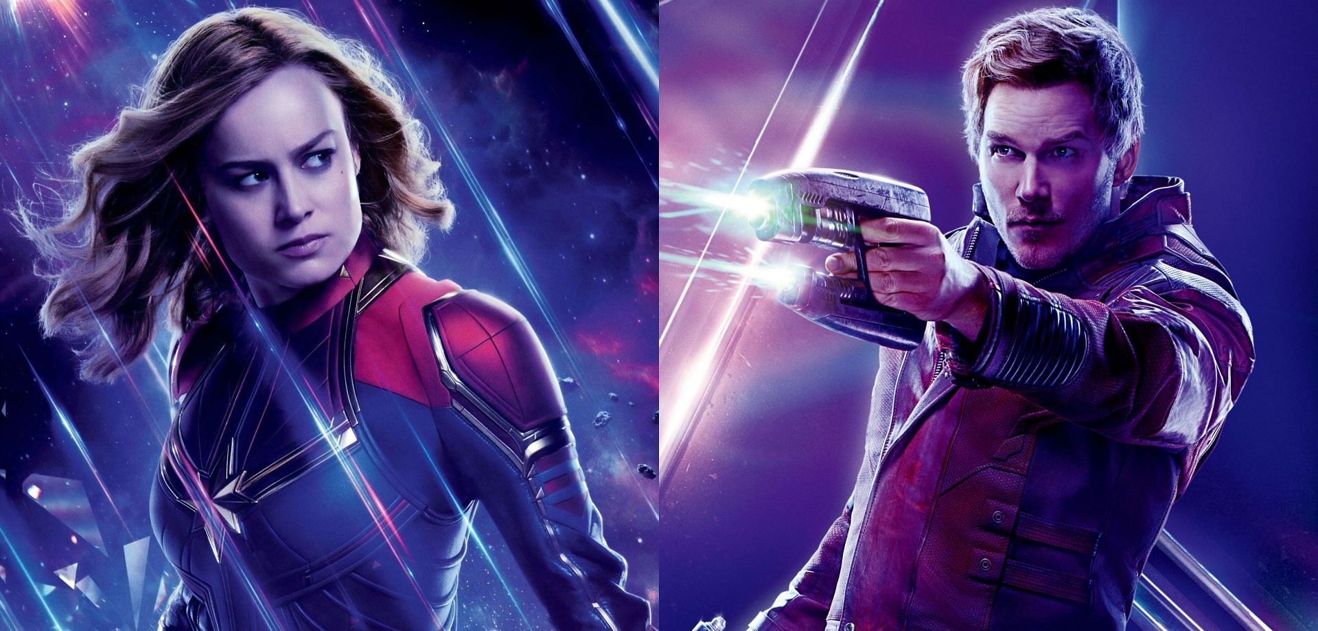 Carol Danvers and Peter Quill (Image via Marvel)