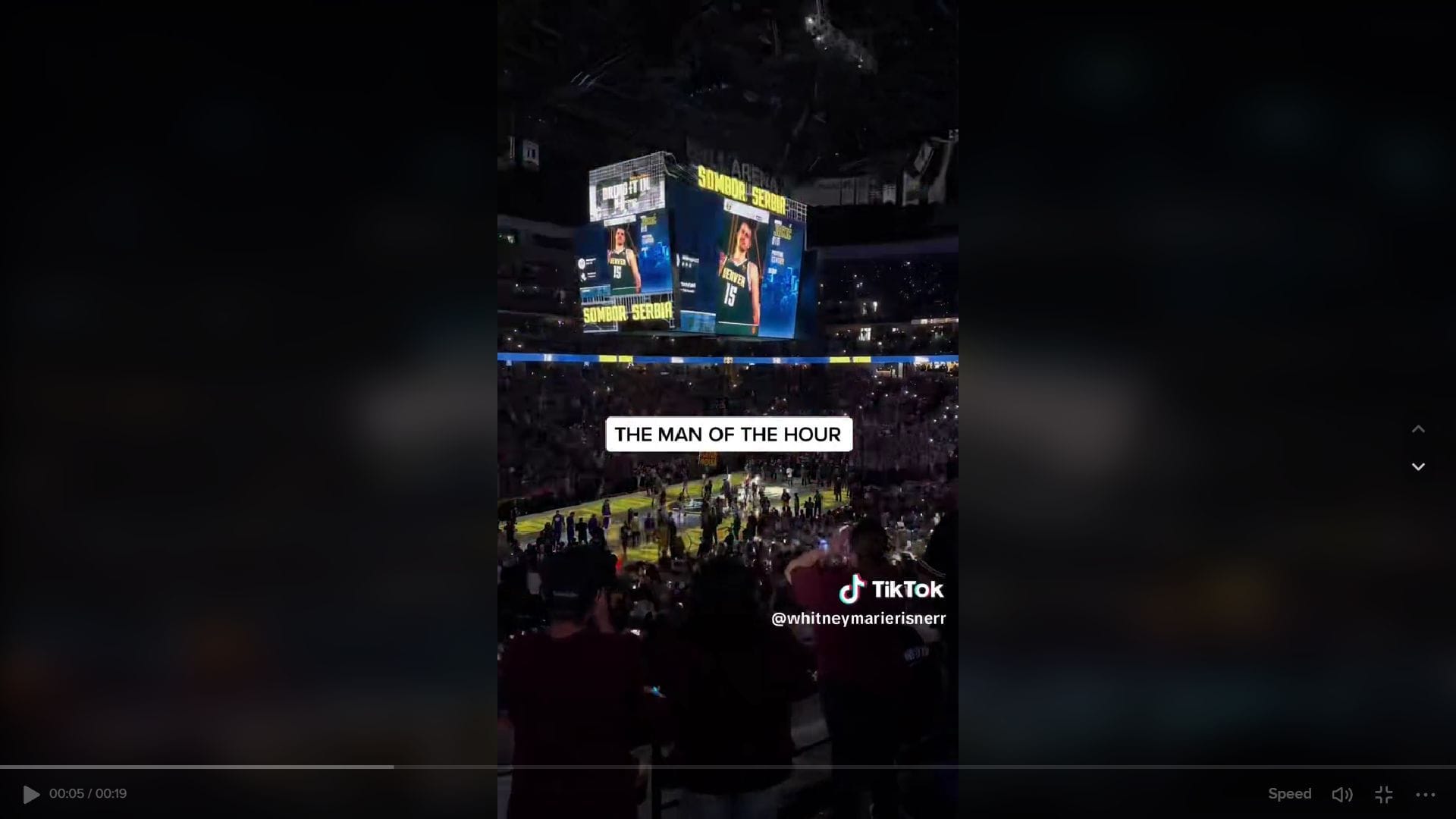 IN PHOTOS: TikTok star Whitney Risner attends Lakers vs Nuggets with ex ...