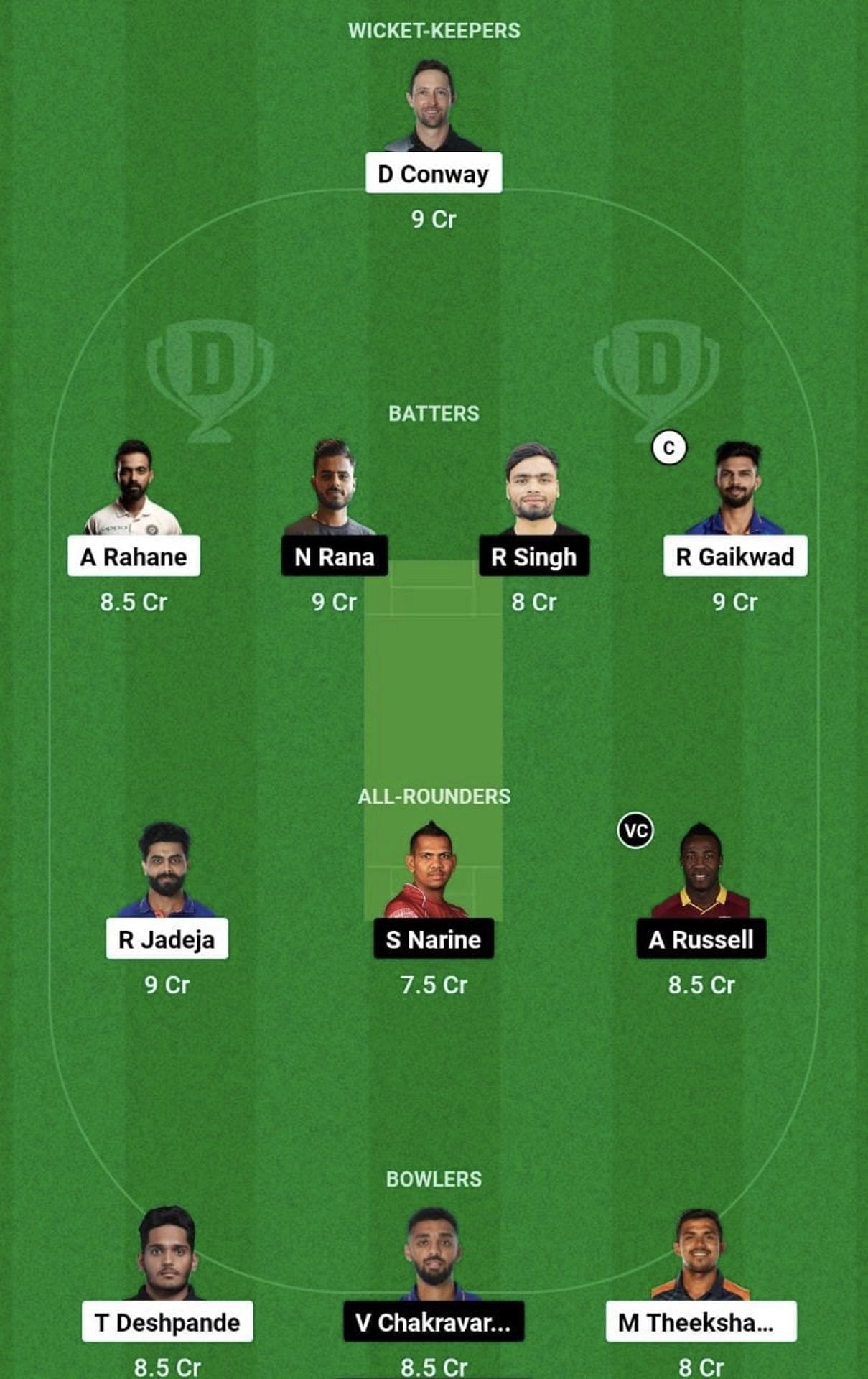 CSK Vs KKR Dream11 Prediction: Fantasy Cricket Tips, Todays Playing 11