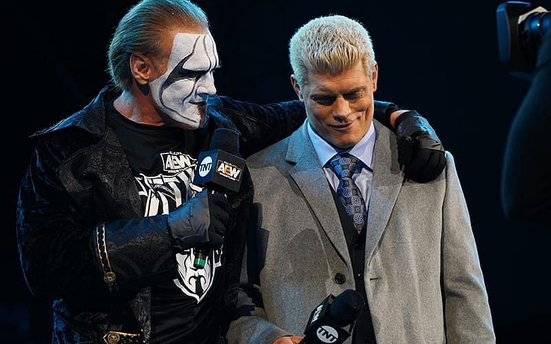 Sting confronted Cody Rhodes in his early AEW days!
