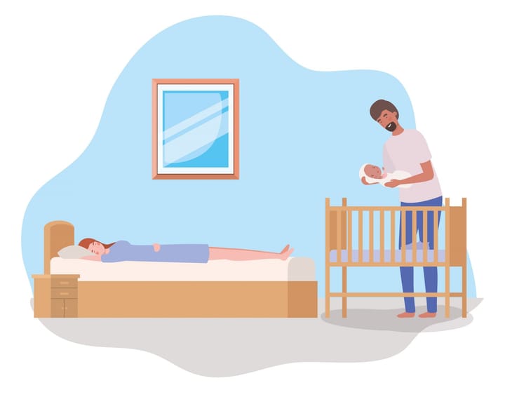 Unfortunately, there isn't clear evidence of what will work best for your child, but there are guidelines to enjoy the benefits of co sleeping. (Image via Freepik/ Freepik)