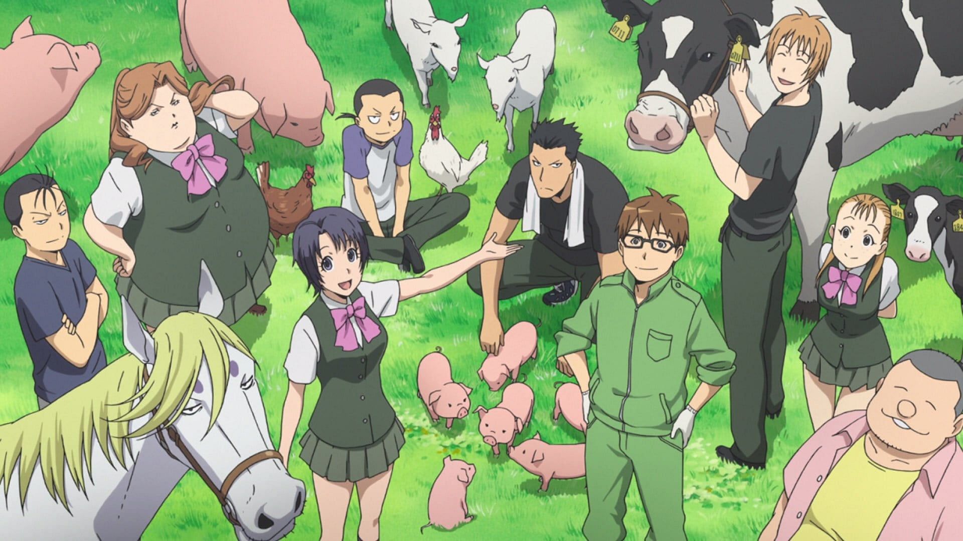 Life can be cruel but not without hope Review of Silver Spoon  Cannes  anime review blog