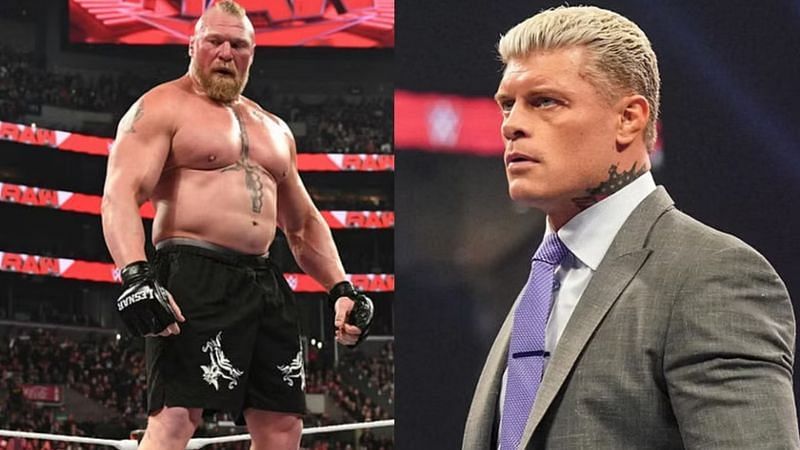 brock lesnar cody rhodes possible match finish