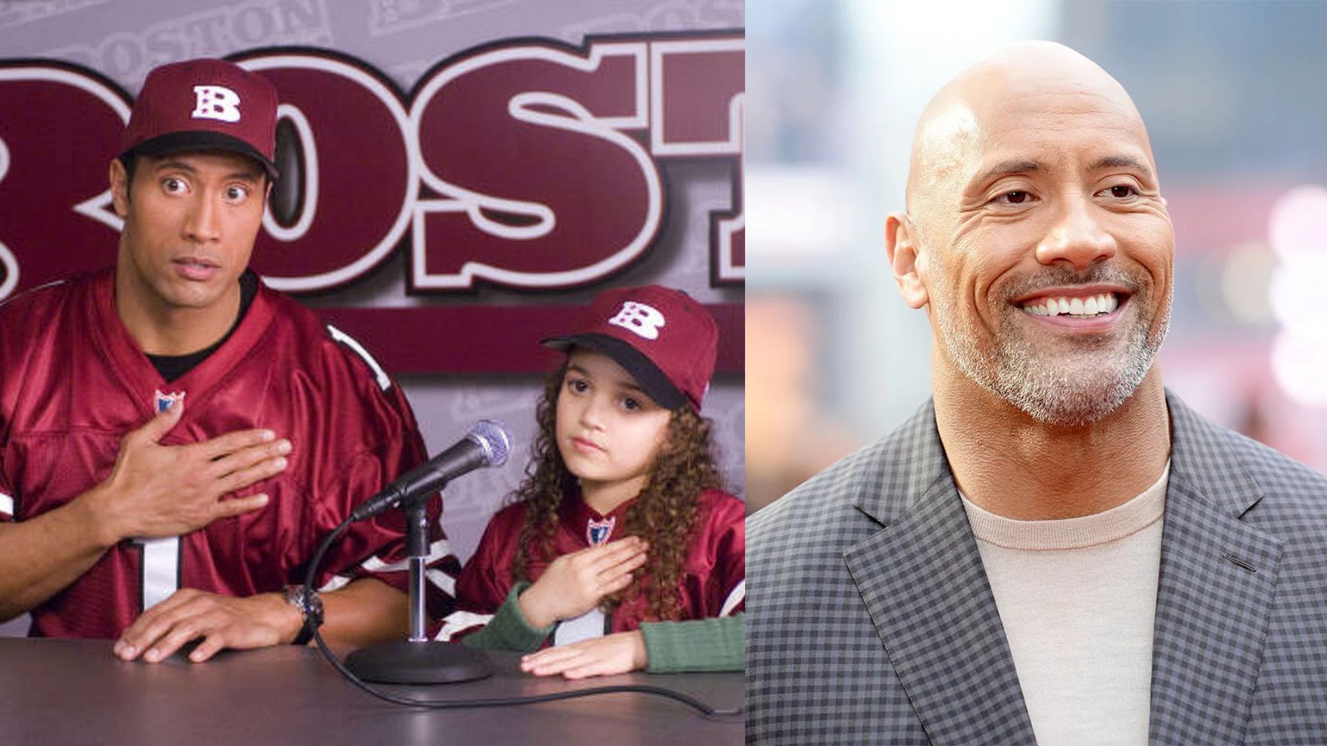 Did The Rock's daughter feature alongside him in The Game Plan film?