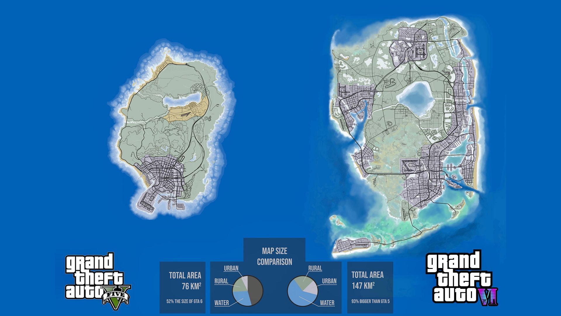 Gta V Map Comparison Just Cause 2