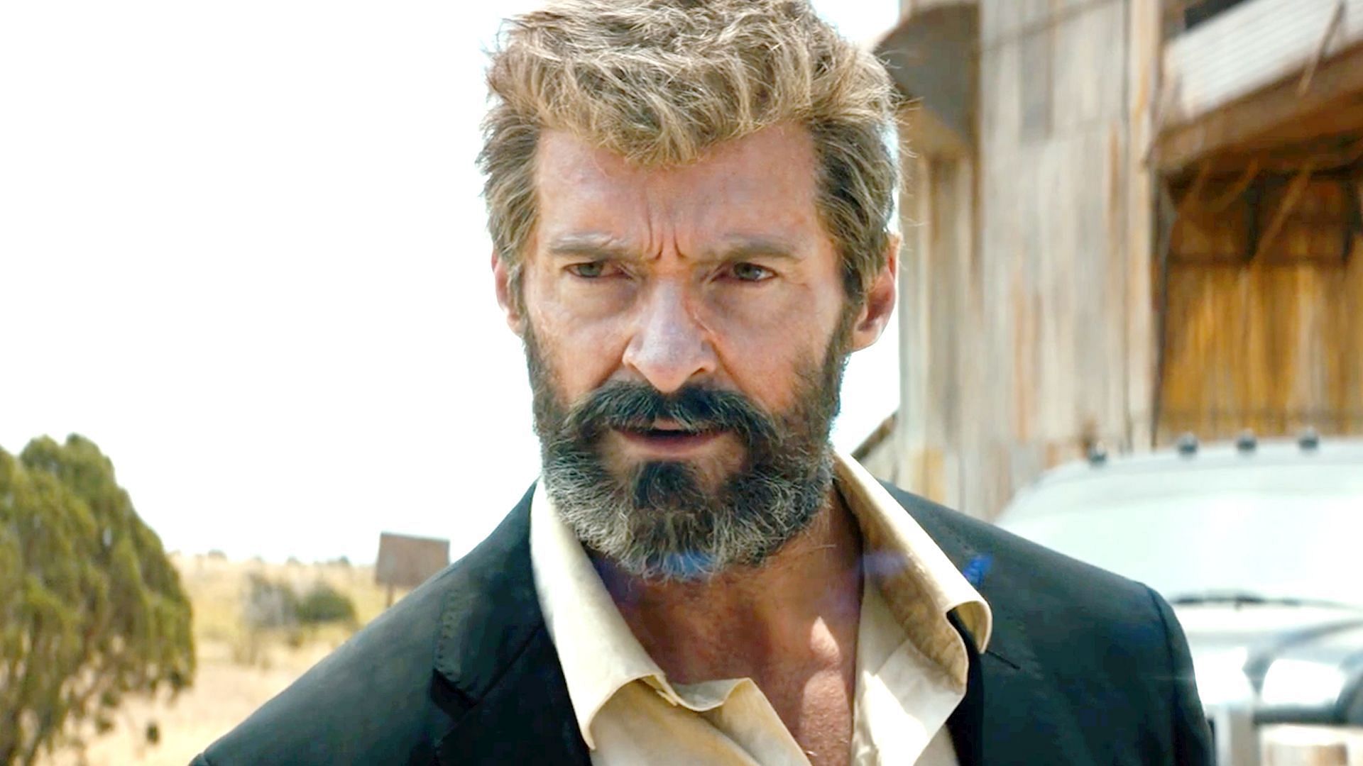 Hugh Jackman sported a new Wolverine beard before filming Deadpool 3. (Image via 20th Century Fox)