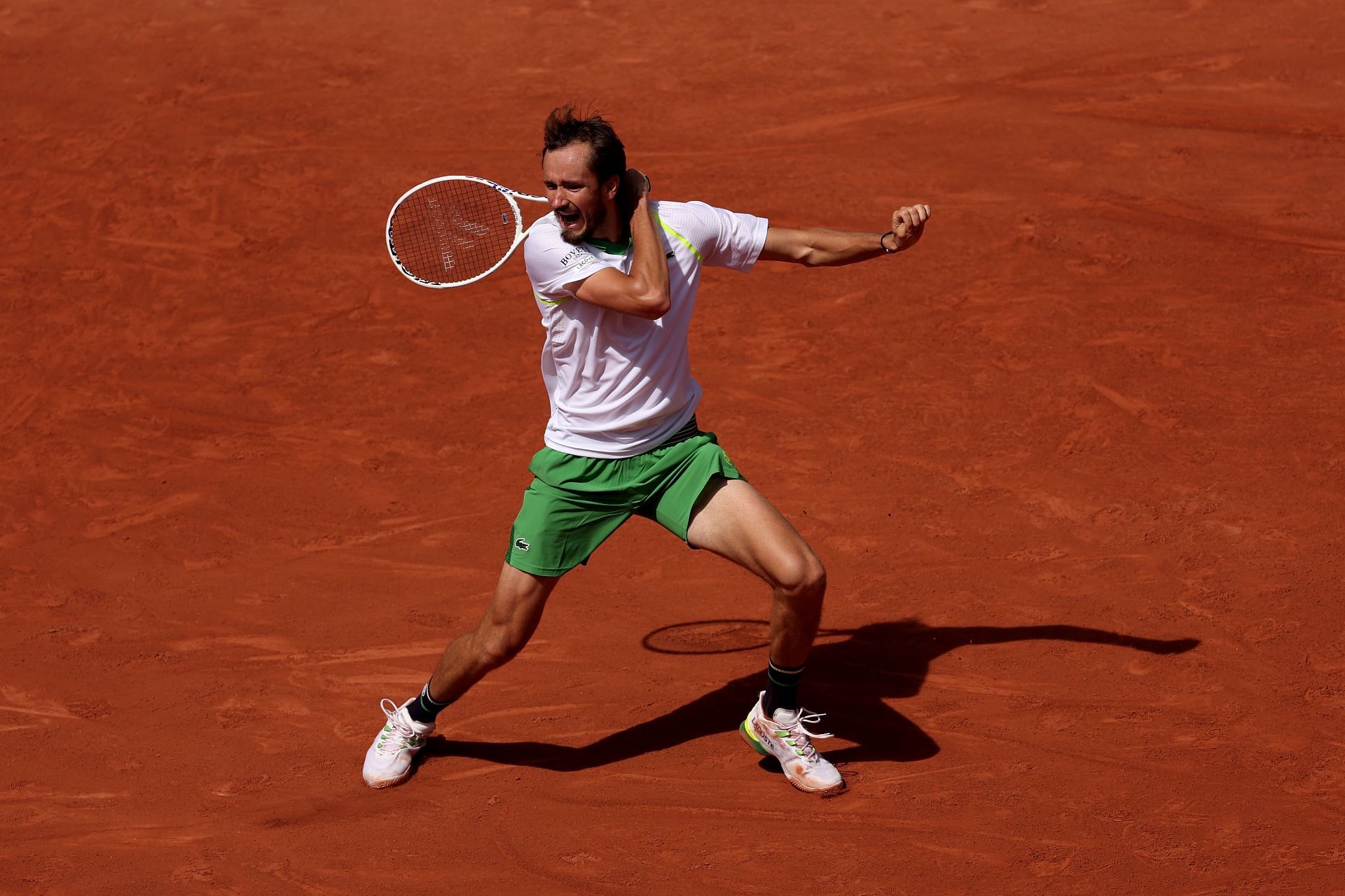 Daniil Medvedev thi đấu tại giải Pháp mở rộng