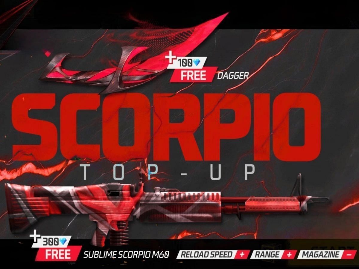 न्यू Scorpio टॉप-अप इवेंट (Image via Garena)