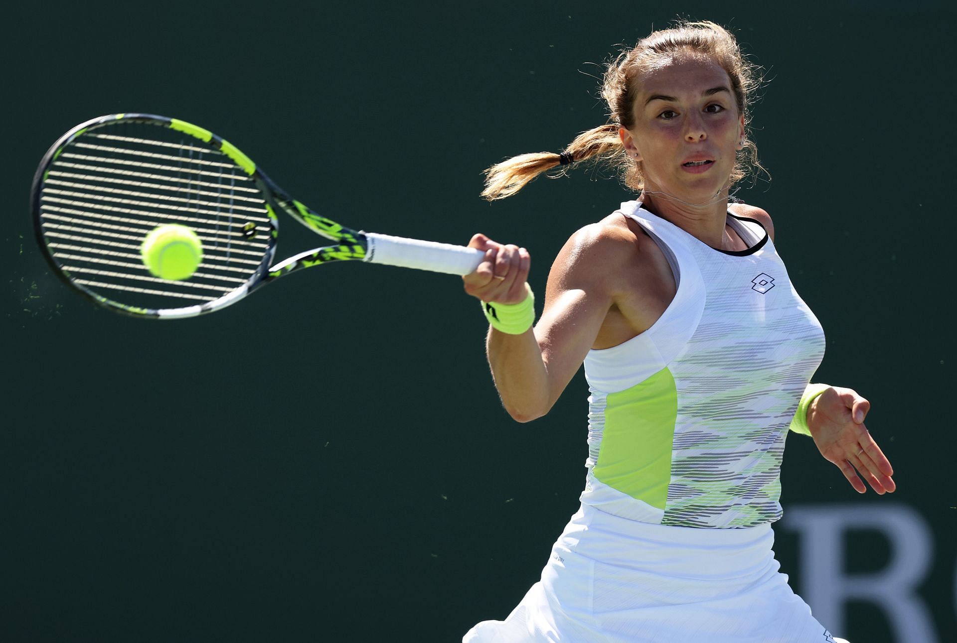 Lucia Bronzetti tại BNP Paribas Mở rộng 2023.