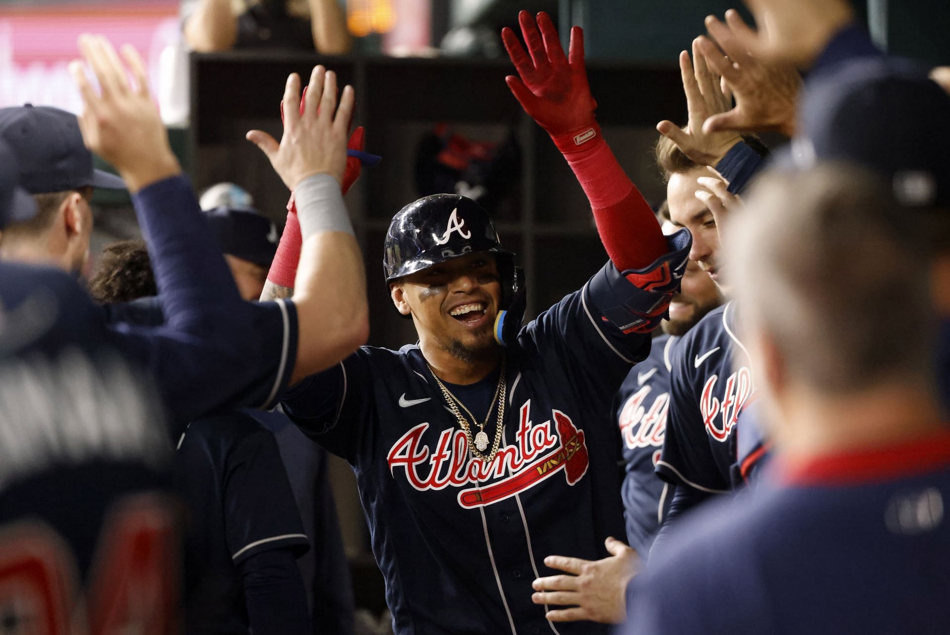 The Atlanta Braves top the NL East