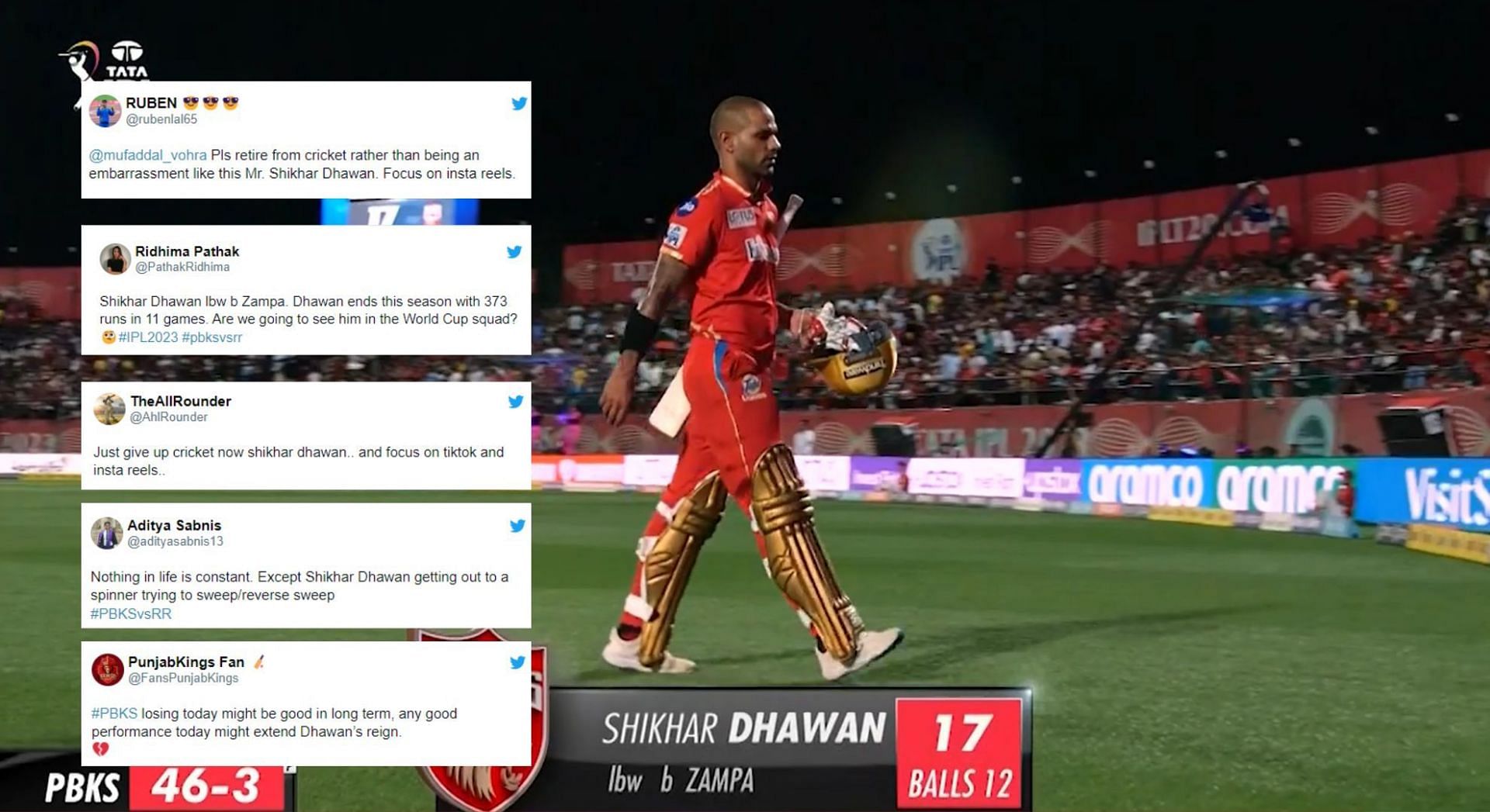 "Pls retire from cricket, focus on Insta reels" Fans troll Shikhar