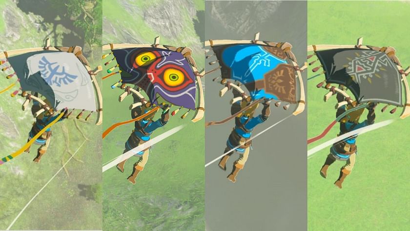 All Legend of Zelda Tears of the Kingdom Paraglider skins and how to ...